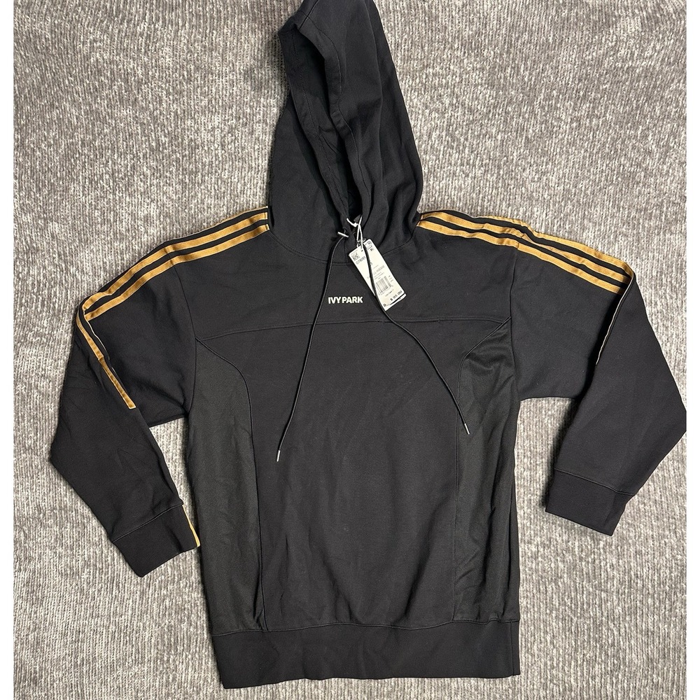 Adidas Ivy Park Sweater Womens Small Hoodie Baggy GT9085 Black Pullover